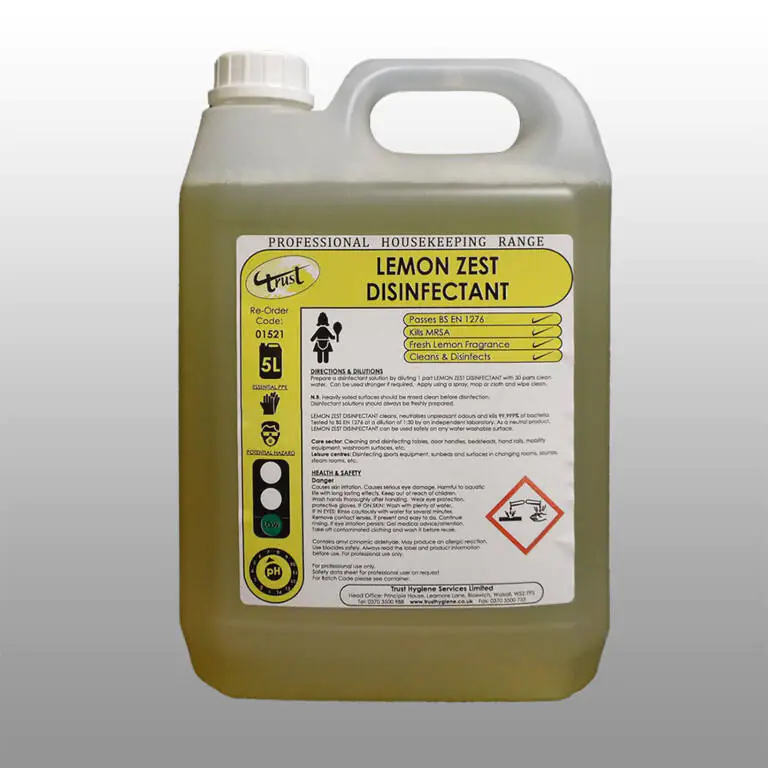 Lemon Zest Disinfectant 2x5L