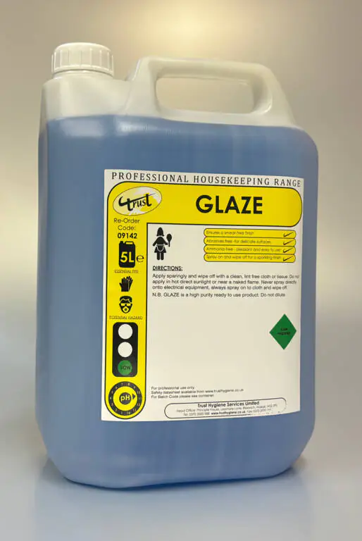 Glaze Glass & Window Cleaner Bulk 2x5L