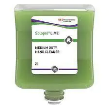 DEB Solopol Lime HeavyDuty Hand Cleanser 4x2L