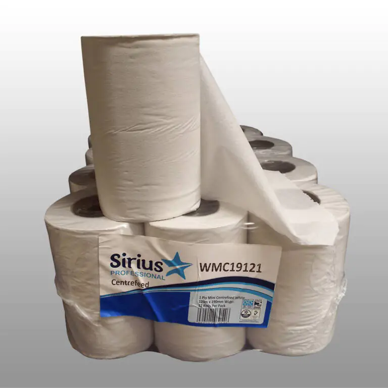 Centre Feed Roll  - 120mx165mm 2Ply WHITE 6