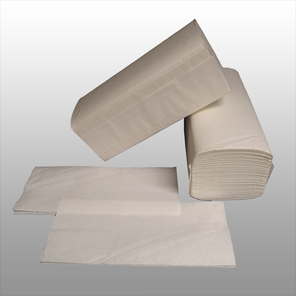 V-Fold Hand Towel 2ply 21x24 White (18gsm) 3200