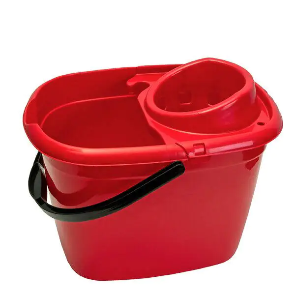 14 L Great British Bucket & Wringer Red Full Colour Each