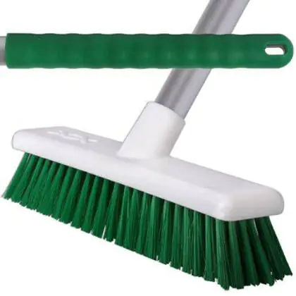 12" SOFT Hygiene Broom Complete - Green Each