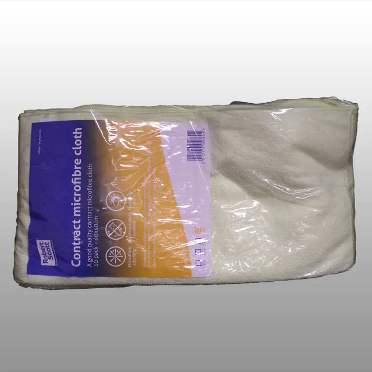 Contract Microfibre Cloth Yellow Plain 40x40c 10