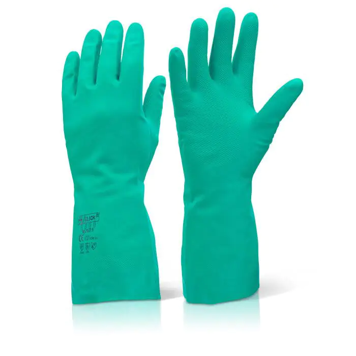 Nitrile GREEN Industrial Glove - Size 9 Large Pair