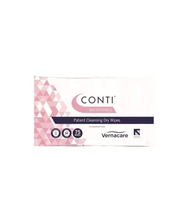 Conti Patient Dry Cleansing Wipes-Maceratable 16x75