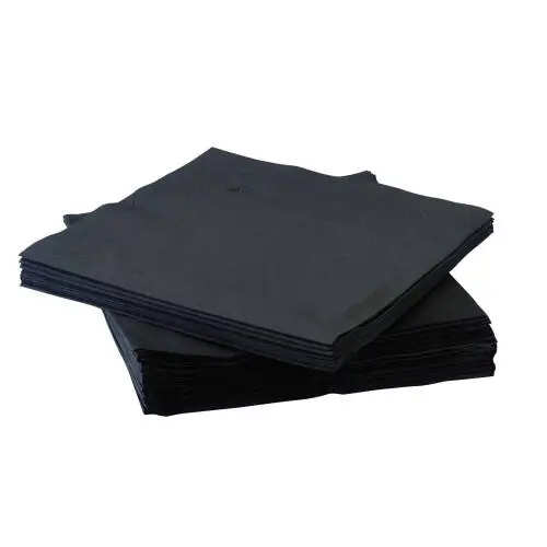 Cocktail Napkins 250mmx250mm 2ply - Black 2000