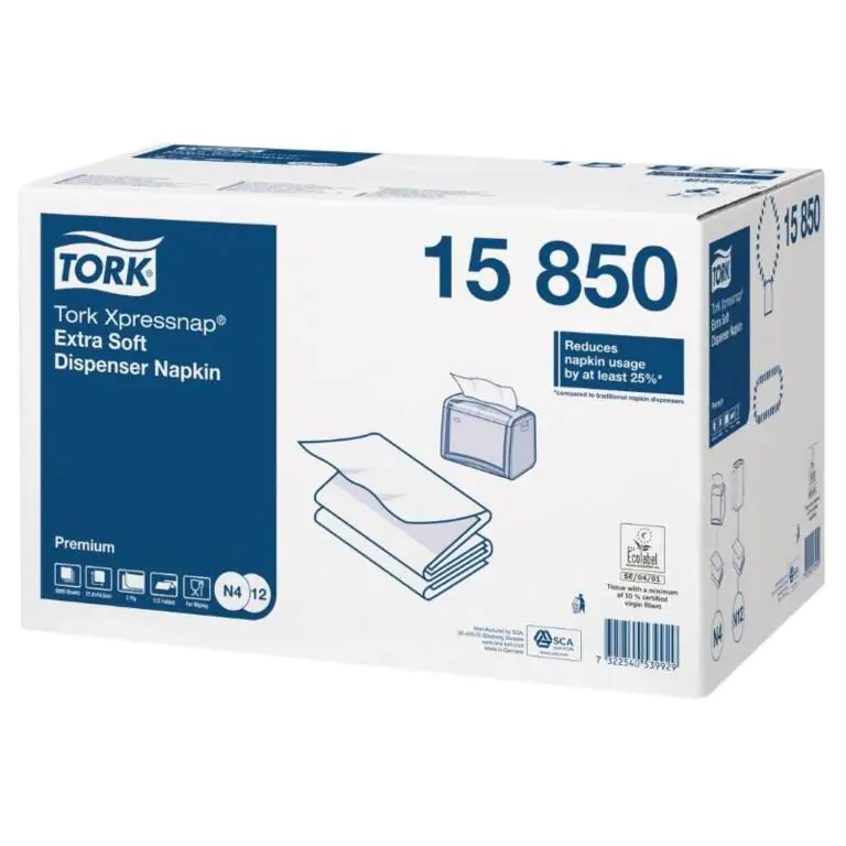 Tork Xpressnapkin Ex Soft 2p Z Fold White (DS 8000