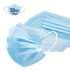 3 ply Disposable Face Mask 99.8% Filtration 50